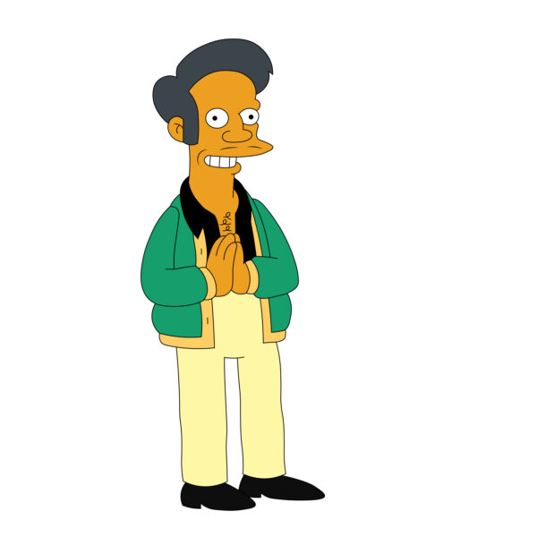 Download free hand-drawn vector illustrations of apu nahasapeemapetilon's character in the cartoon the Simpson