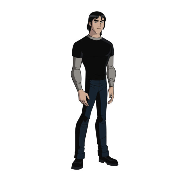 Download free hand-drawn vector illustrations of Kevin Levin's character in the cartoon Ben 10