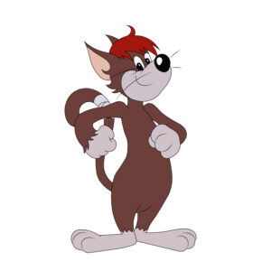 Download free hand-drawn vector illustrations of Meathead's character in the Tom and Jerry cartoon