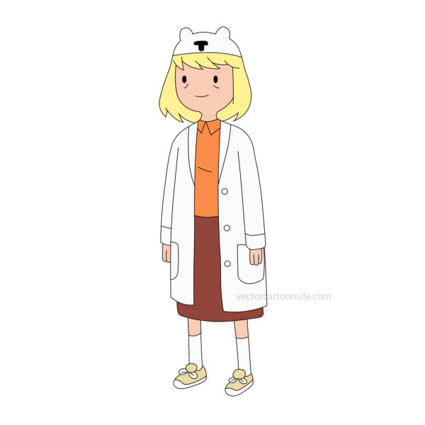 Download free hand-drawn vector illustrations of Minerva Campbell's character in the Adventure Time cartoon