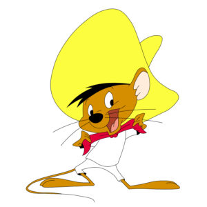 Download free hand-drawn vector illustrations of Speedy Gonzales's character in looney tunes cartoon